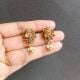 Handmade Brass Metal Jewellery Lakshmi Pendant Set